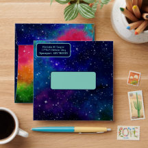 Enveloppes de Mariage Sci-Fi Galactique