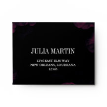 Enveloppes RSVP de mariage Rose foncé