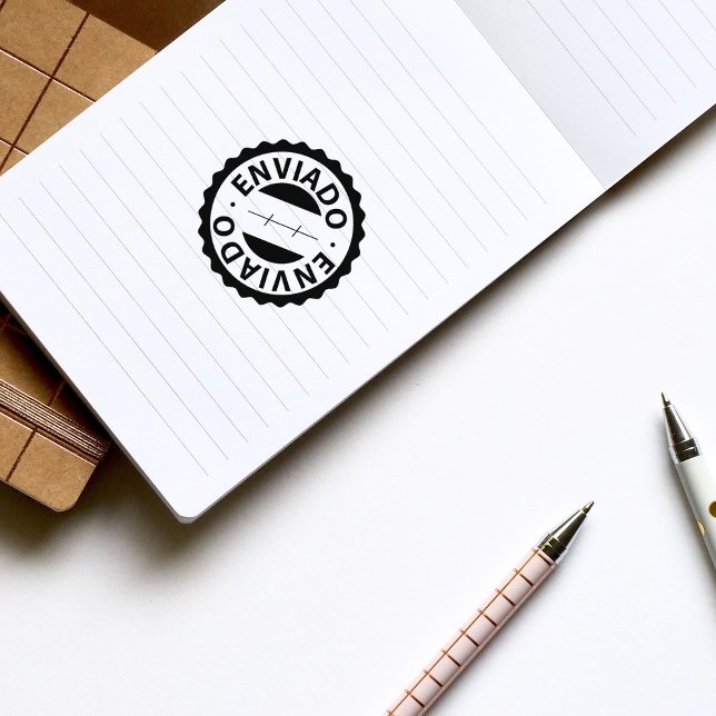 Enviado, Portuguese Rubber Stamp Gummistempel (Von Creator hochgeladen)