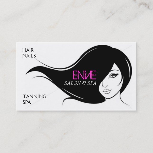 Envie - Friseursalon-Visitenkarte Visitenkarte (Vorderseite)