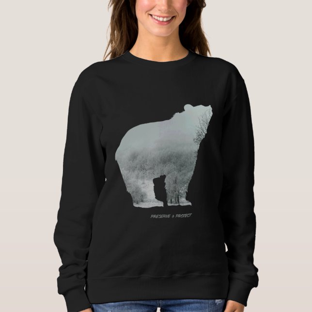 Environmental protection and nature conservation b sweatshirt (Vorderseite)