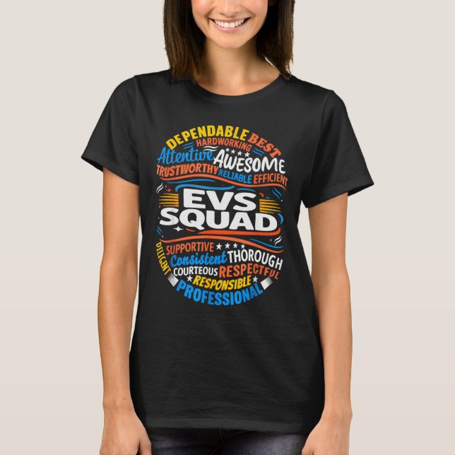 Environmental Services Squad Week Appreciation Fun T-Shirt (Vorderseite)