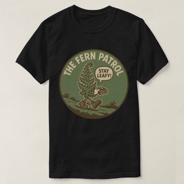 Environmentalist Plant Lover Binoculars T-Shirt (Design vorne)