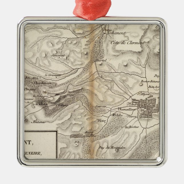 Environnement de Clermont Silbernes Ornament (Vorne)
