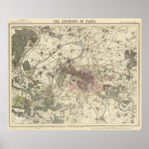 Environs Paris Poster