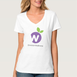Envisagez le T-shirt de V-cou de santé