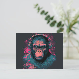 Envoyer un sourire avec des cartes postales Singe