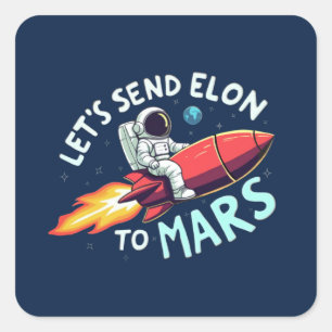 Envoyez Elon sur Mars Stickers