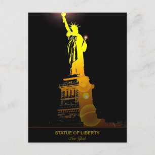 Envoyez la Liberté : Carte postale de la Statue de