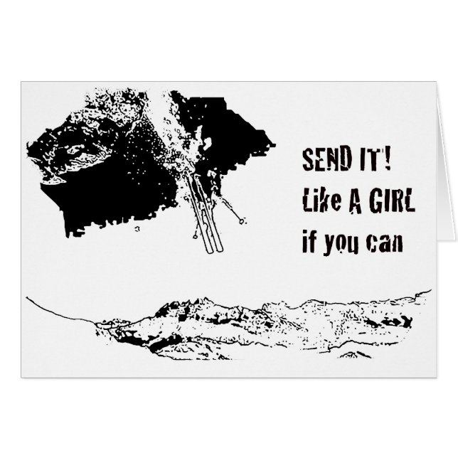 envoyez-le ! comme une fille (Devant horizontal)