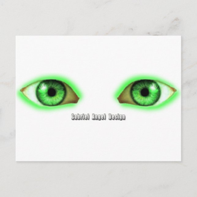 Envy Eyes Postkarte (Vorderseite)