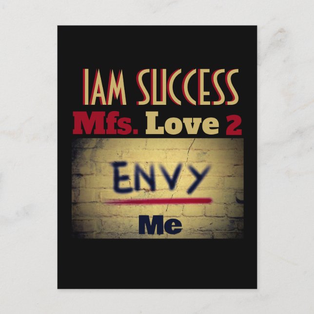 ENVY T - Shirt Postkarte (Vorderseite)