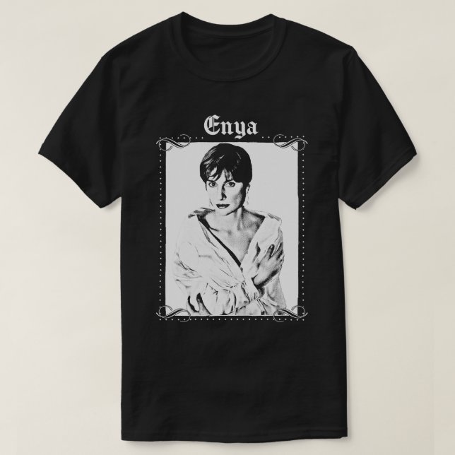 Enya Retro Ästhetik Design T-Shirt (Design vorne)