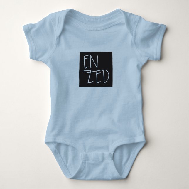 "EnZed" Neuseeland Baby Strampler (Vorderseite)
