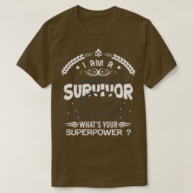 Enzephalitis Bewusstseinsüberlegene Was Ihr Superp T-Shirt (Design vorne)