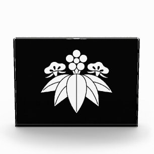 Enzian-Stil Kiefern-Bambus-Ume Fotoblock