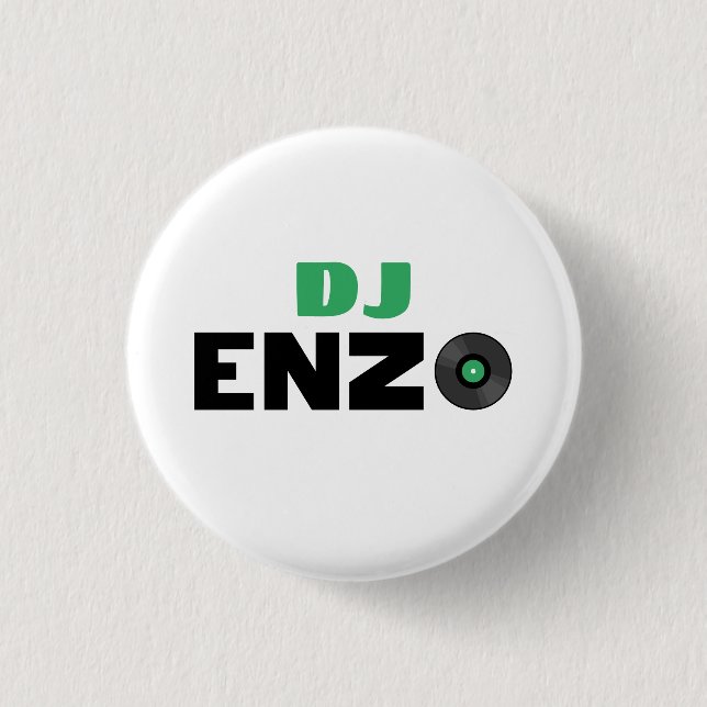 Enzo DJ Button (Vorderseite)