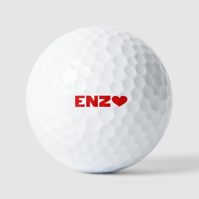 Enzo Liebe Golfball (Vorderseite)