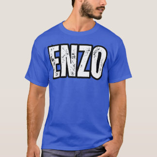 Enzo Name Geschenk Geburtstag Feiertag Jahrestag T-Shirt