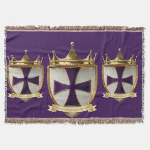 EOC Priester Wappen Design lila Decke