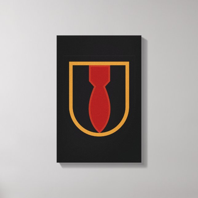 EOD Beret flash 28. Leinwanddruck (Vorderseite)