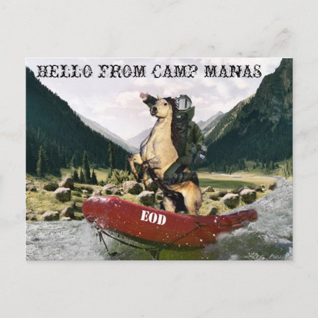 EOD Camp Manas Postcard Postkarte (Vorderseite)