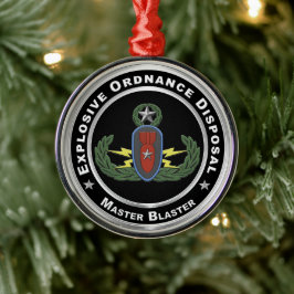 EOD Christmas Ornament Aus Metall