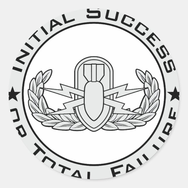 EOD ISoTF Runder Aufkleber (Vorderseite)