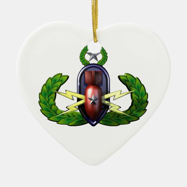 Eod-Krabbe/Schneeflocke Verzierung Keramik Ornament (Vorne)