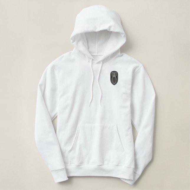 Eod-Logo Bestickter Hoodie (Design vorne)