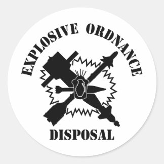 EOD Logo Runder Aufkleber