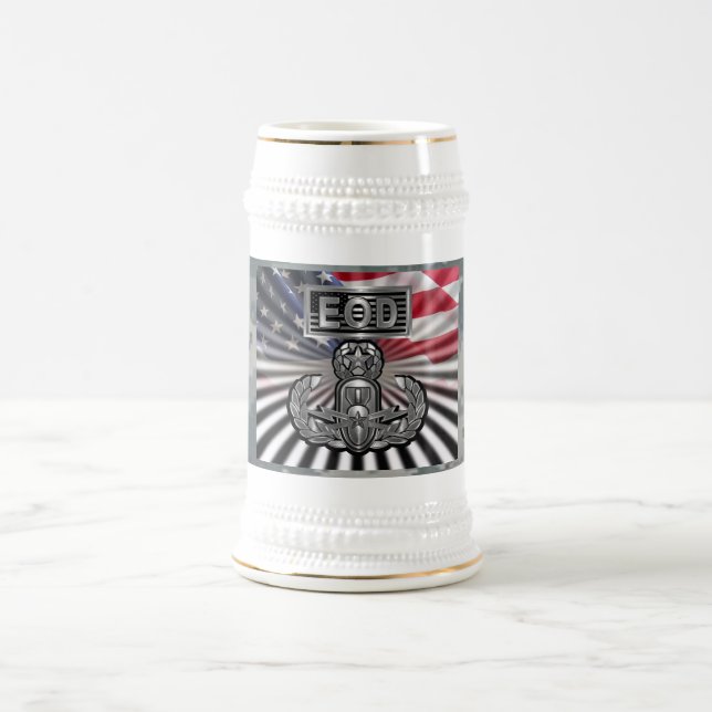 „EOD Master Blaster“ Gedenkgeschenk Bierglas (Mittel)