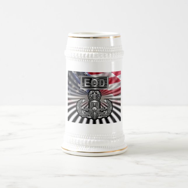 „EOD Master Blaster“ Gedenkgeschenk Bierglas (Mittel)