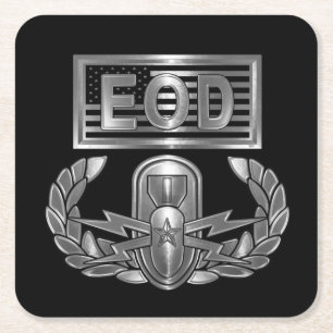 EOD "MASTER BLASTER" RECHTECKIGER PAPPUNTERSETZER