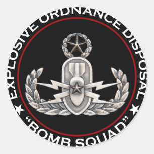 Eod-Meister "Bombengeschwader " Runder Aufkleber
