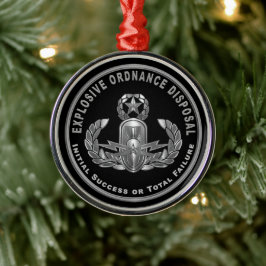EOD ORNAMENT AUS METALL