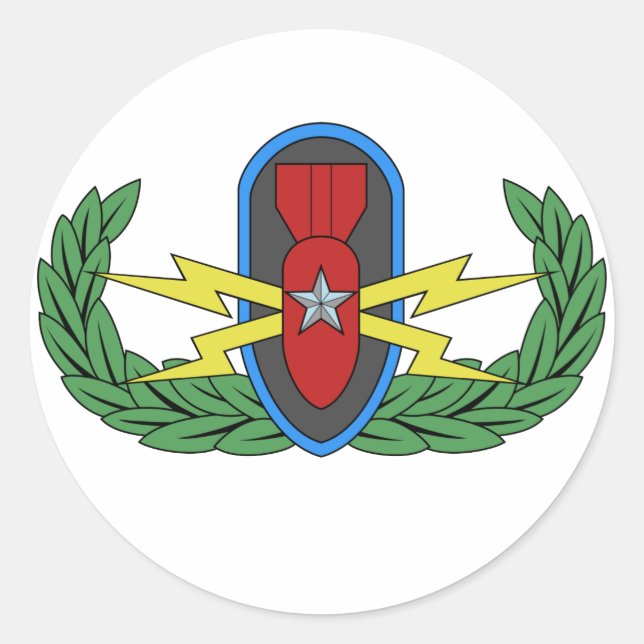 EOD Senior Abzeichen Stickers (Vorderseite)