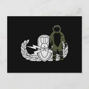 EOD Senior Bomb Anzug Postkarte