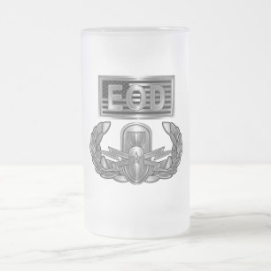 EOD Senior Explosive Ordnance Disposal Mattglas Bierglas