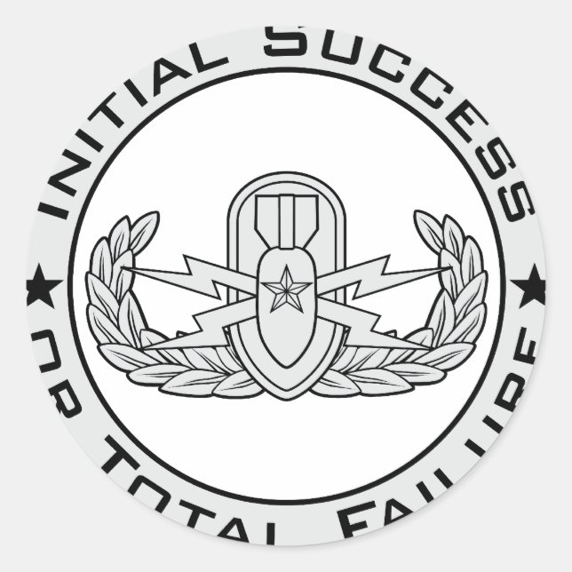 EOD Senior ISoTF Runder Aufkleber (Vorderseite)