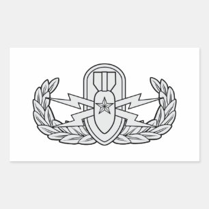 EOD Senior Rechteckiger Aufkleber