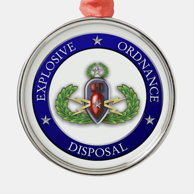 Eod-Weihnachtsverzierung Ornament Aus Metall (Vorne)