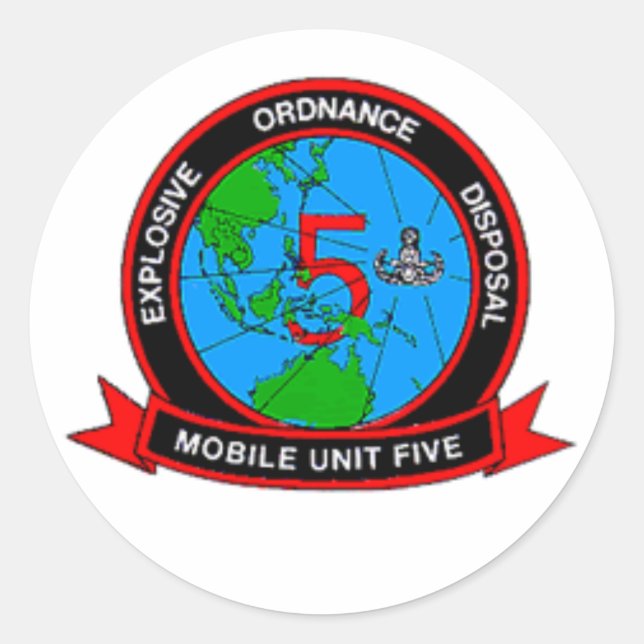 EODMU5 RUNDER AUFKLEBER (Vorderseite)