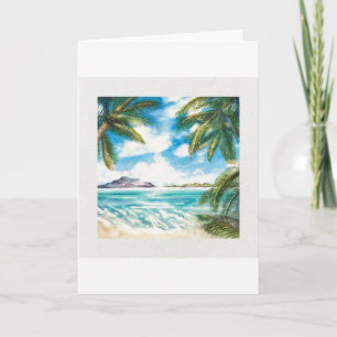 "Eon Isle: Morning Shore" Karte mit Umschlag