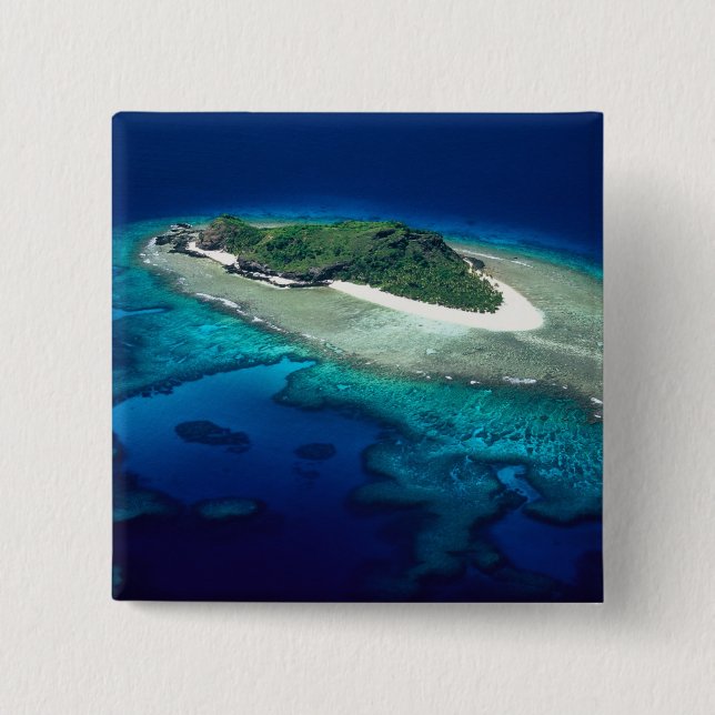 Eori Island, Mamanuca-Inseln, Fidschi - Inseln Button (Vorderseite)