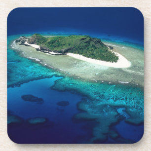 Eori Island, Mamanuca-Inseln, Fidschi - Luftaufnah Getränkeuntersetzer