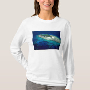 Eori Island, Mamanuca-Inseln, Fidschi - Luftaufnah T-Shirt