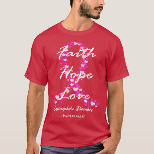 Eosinophile Erkrankungen Bewusstsein Glaube Hoffnu T-Shirt