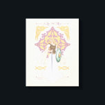 Éowyn "I Am No Man" Battle-Ready Graphic Leinwanddruck<br><div class="desc">Celebrate courage and destiny in Middle-Earth™ with this stunning Lord of the Rings™–inspired design honoring Éowyn™. Illustrated in an elegant, flowing art style, she stands poised with sword and shield in hand, her windswept gown and golden hair capturing both strength and grace. Ornamental Elven-inspired detailing frames the composition, while the...</div>