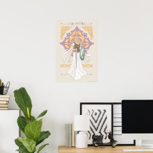 Éowyn "Ich bin kein Mann" Kampfbereit Grafik Poster